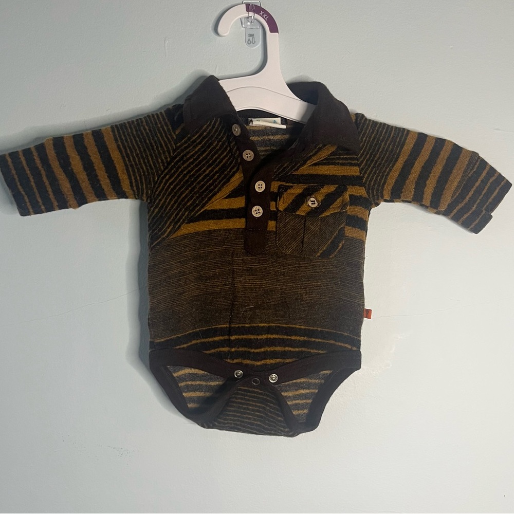 Fore! Axel & Hudson patterned polo 3-6 mos